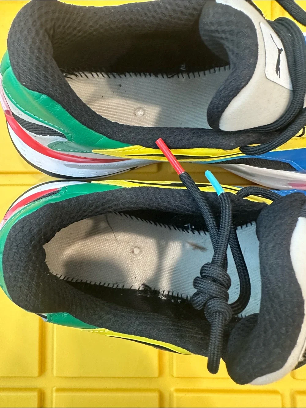 Puma Running Shoes Mens 10R System Colorful Athletic